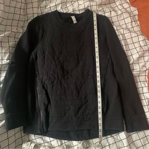 Lululemon athletica quilted pullover sweatshirt